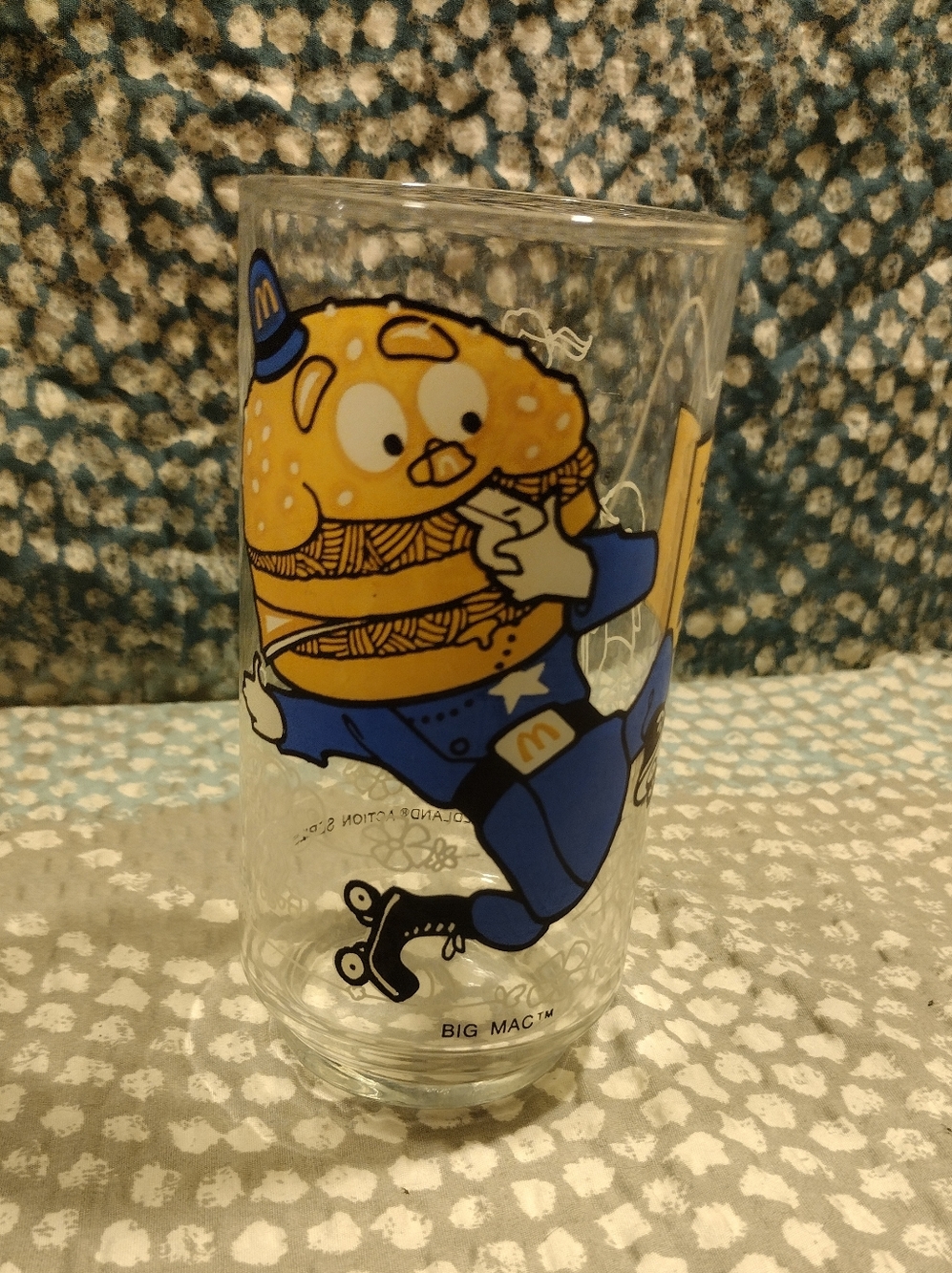 1977 McDonald's Land Action Series Drinking Glass